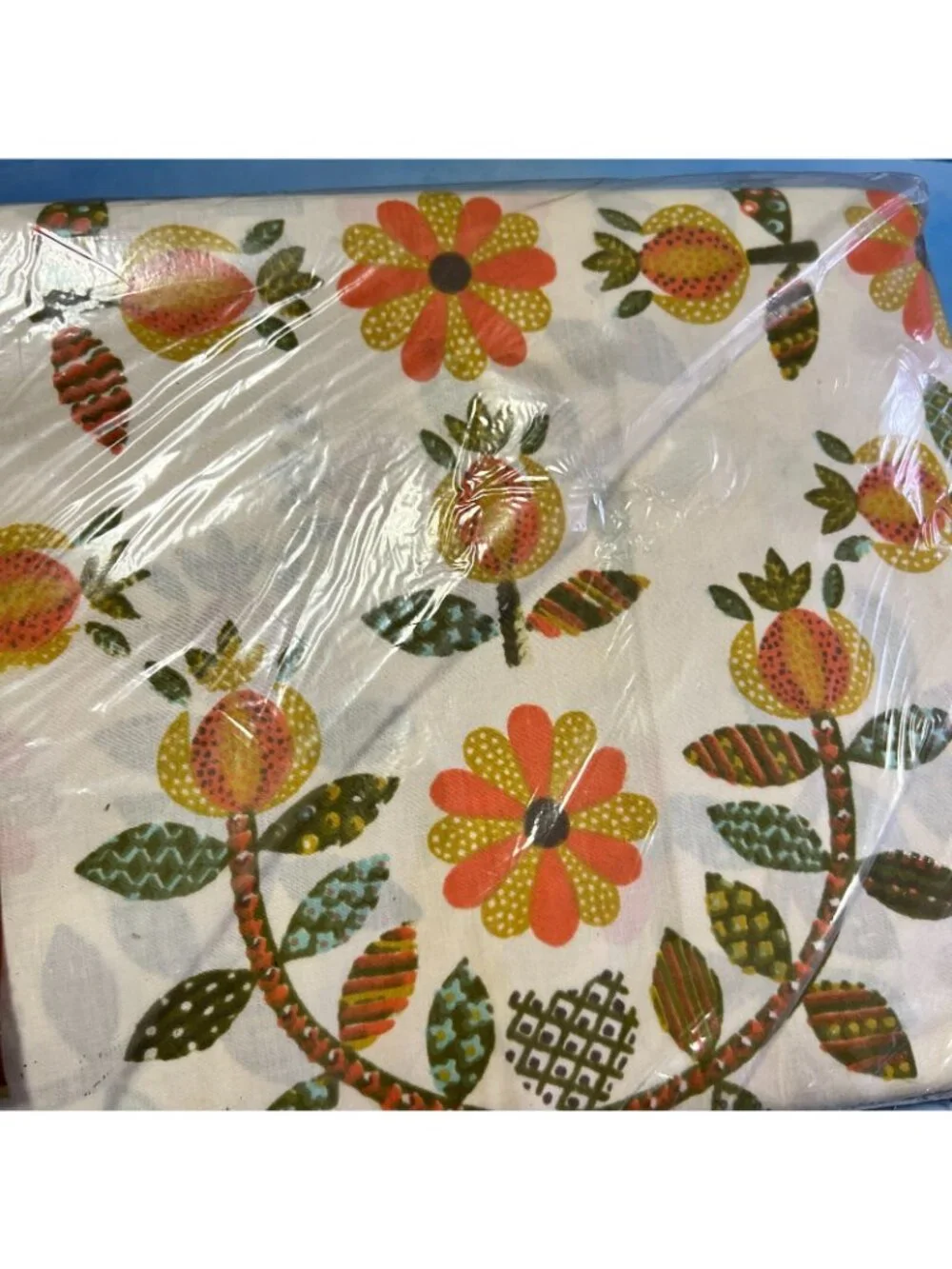 Vintage NOS Fieldcrest Double Fitted Sheet Patience Rose American Treasures